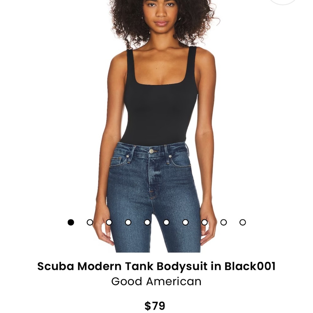 GOOD AMERICAN Modern Tank Thong Bodysuit